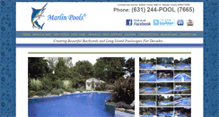 Desktop Screenshot of marlinpools.com